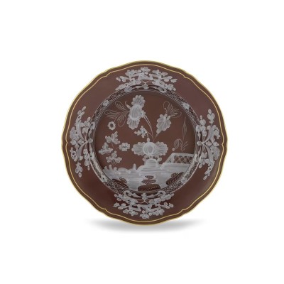 Piatto piano dessert cm 21 A. Doccia Castagna [8612e393]
