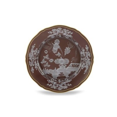 Piatto piano dessert cm 21 A. Doccia Castagna [8612e393]