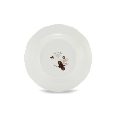 Piatto piano dessert cm 21 A. Doccia Castagna [e829619a]