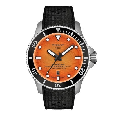 Orologio Tissot Seastar Powermatic 80 Orange 44mm [f4001a65]