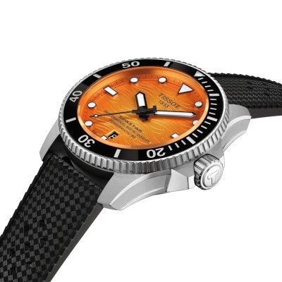 Orologio Tissot Seastar Powermatic 80 Orange 44mm [53dbc8be]