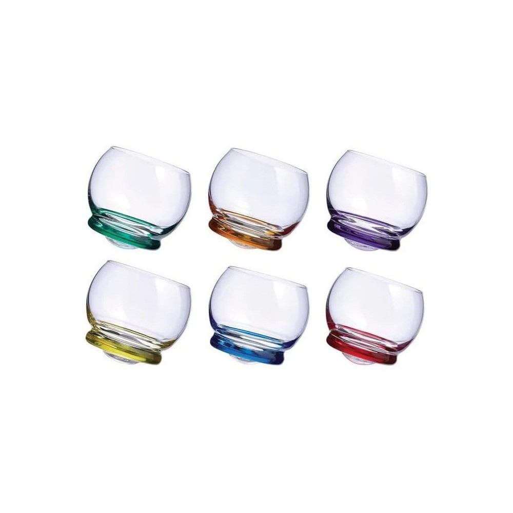 Set 6 bicchiere assortiti Trottola OnlyLux [8596c2ca]