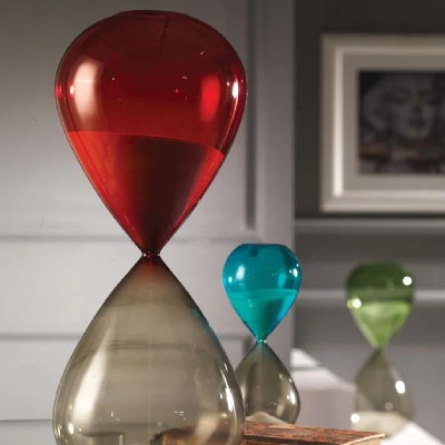 Clessidra Il Tempo dell'Amore h. 40 rosso [4b952f67]