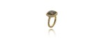 Anello Grace Ottone Grigiosole Labradorite [133387ef]