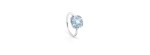 Anello Bonbon oro bianco con topazio e diamanti [ab6e5671]