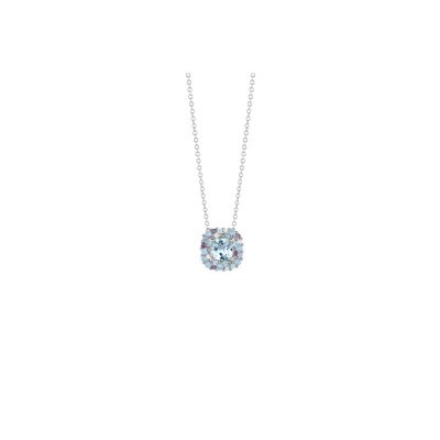 Collana Bonbon oro bianco con topazio e diamanti [4a21c969]