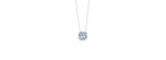 Collana Bonbon oro bianco con topazio e diamanti [93078a64]