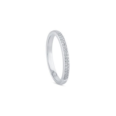 Anello Classico Salvini oro bianco e diamanti [aa009637]
