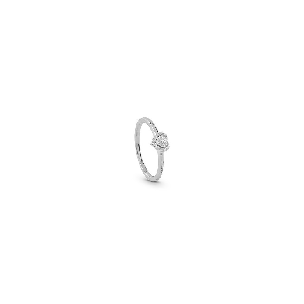 Anello Bagliori oro bianco con diamanti [8f55c609]