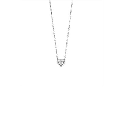 Collierino Bagliori oro bianco con diamanti [a5dad003]