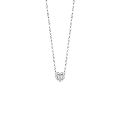 Collierino Bagliori oro bianco con diamanti [a5dad003]