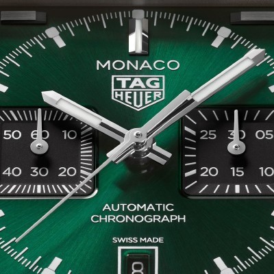 TAG Heuer Monaco Chronograph Titanio 39mm Verde [5ae5da76]
