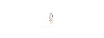 Orecchino porta ciondolo Argento & Oro 9kt [77cc76d0]