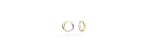 Orecchini Hoop Argento & Oro giallo 9kt [1c8fa2b1]