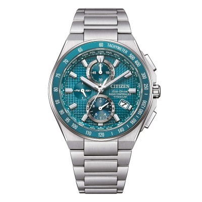 Orologio Citizen AT8 Super Titanio 43mm Petrolio [6b115f09]