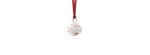 Pallina di Natale Fluted Rosso 9,5 cm [819e3254]