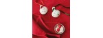 Pallina di Natale Fluted Rosso 9,5 cm [58b87159]