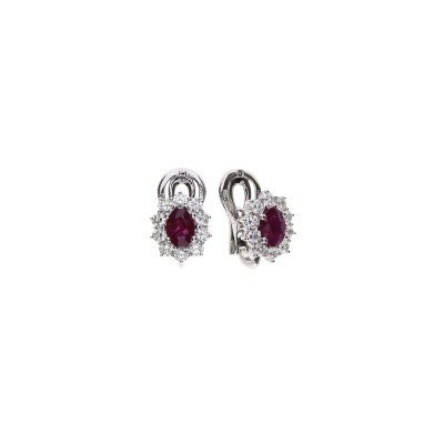 Orecchini Damiani Gemme oro bianco diamanti rubini [d8387258]
