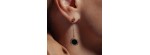 Orecchini Damiani D.Side oro rosa diamanti e onice [f33b1b9b]