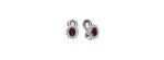 Orecchini Damiani Gemme oro bianco diamanti rubino [2e25e2dc]