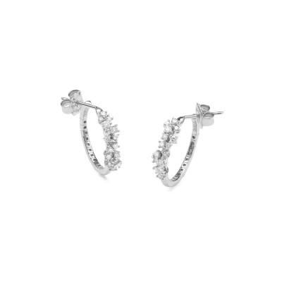 Orecchini Damiani Mimosa oro bianco con diamanti [d45fc540]