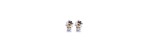 Orecchini Damiani Griff logo oro bianco e diamanti [5247da9d]