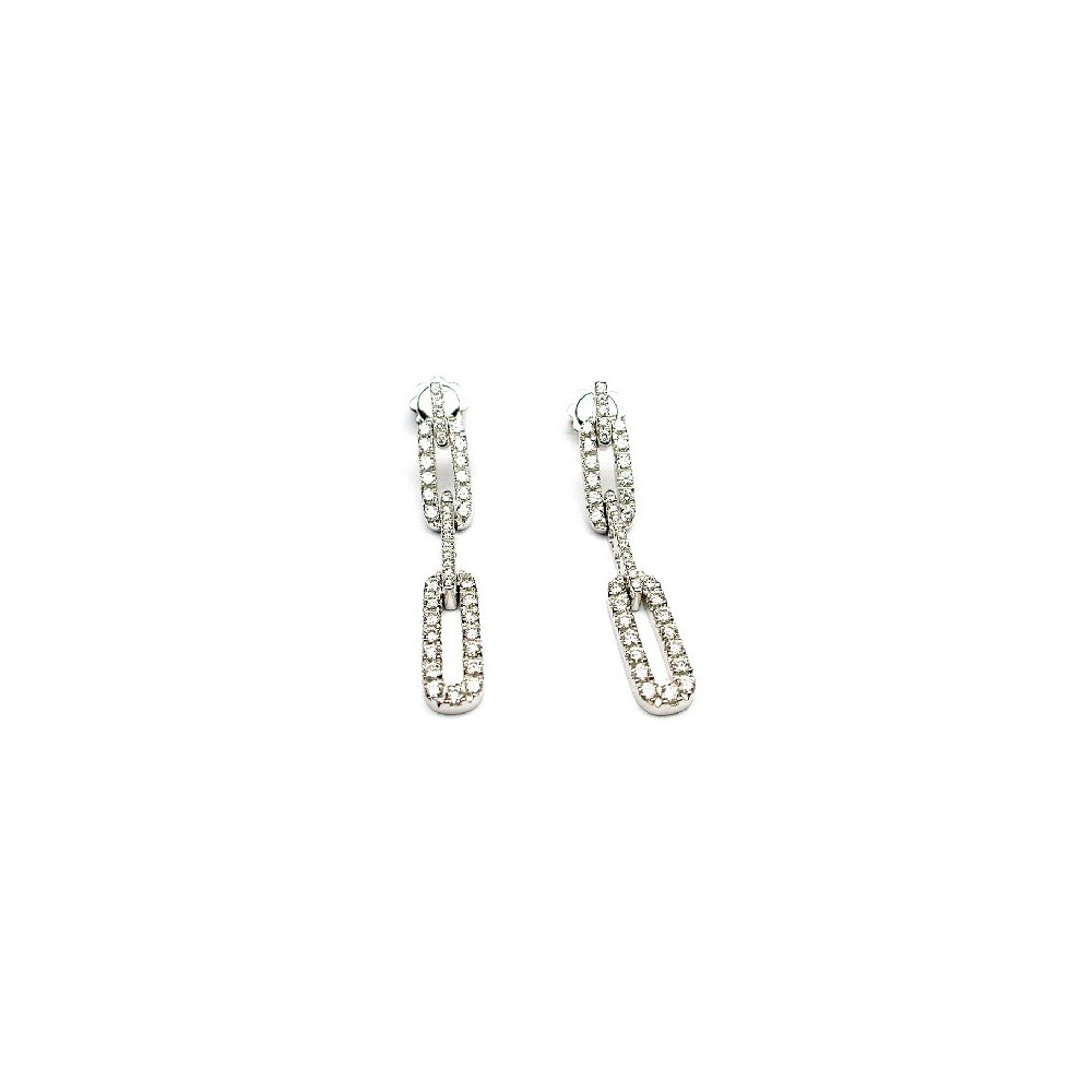 Orecchini Damiani Insieme oro bianco e diamanti [9ebb48d4]