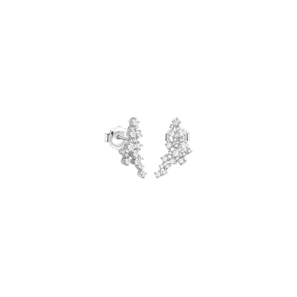Orecchini Damiani Mimosa oro bianco e diamanti [66ab6ef1]