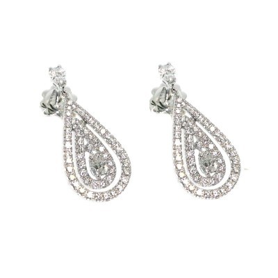 Orecchini Damiani Cleopatra oro bianco e diamanti [c47e05d1]