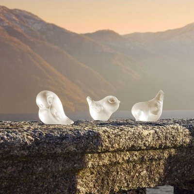 Scultura Piou-Piou Tete Levee Lalique [a75b2dfc]